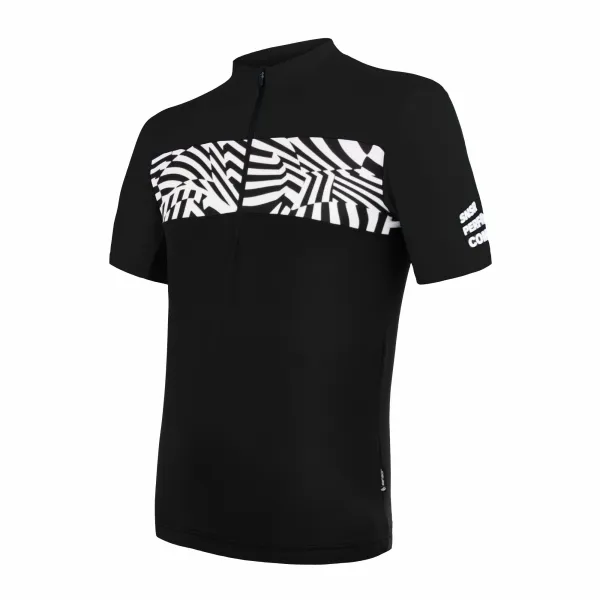 Sensor Men's Jersey Sensor Cyklo Miles Black