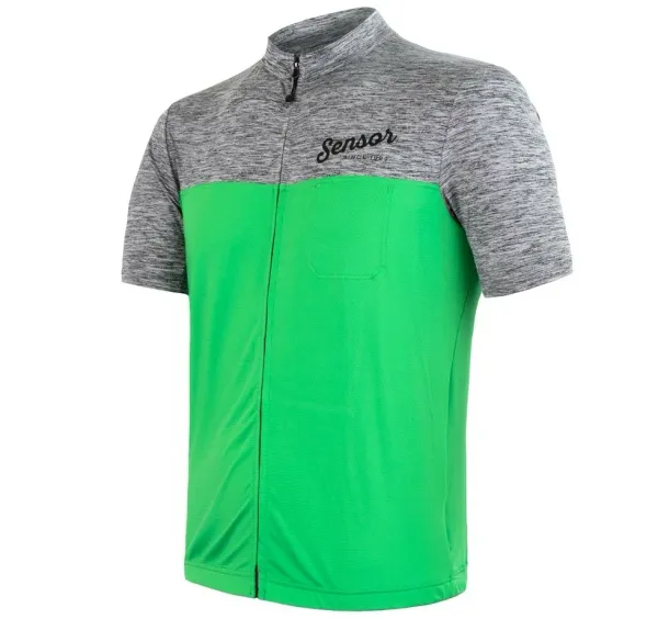 Sensor Men's Jersey Sensor Cyklo Motion Grey/Green