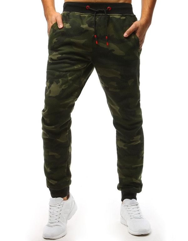 DStreet Men's Jogger Sweatpants Camo-Green Dstreet