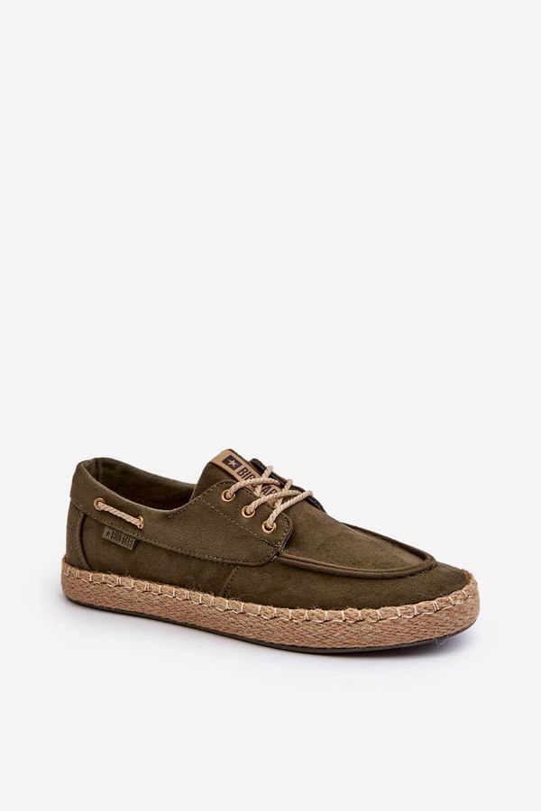 BIG STAR SHOES Men's lace-up espadrilles Big Star Khaki