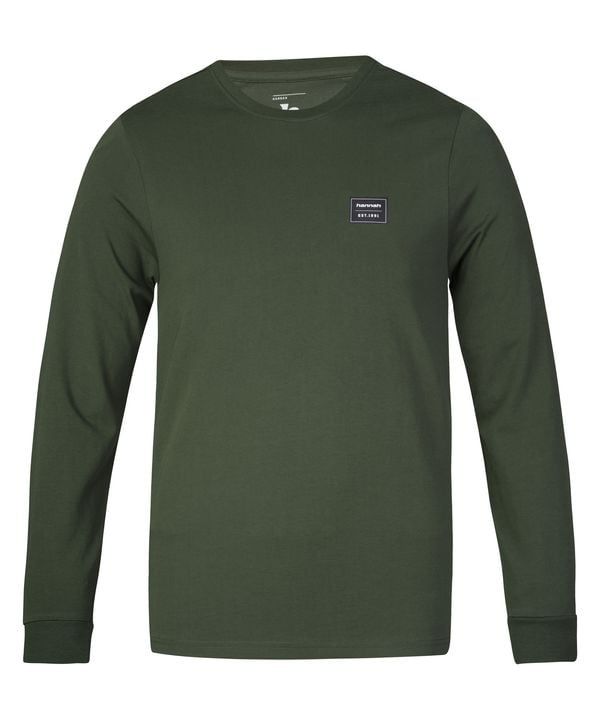 HANNAH Men's long-sleeved T-shirt Hannah KIRK II kombu green