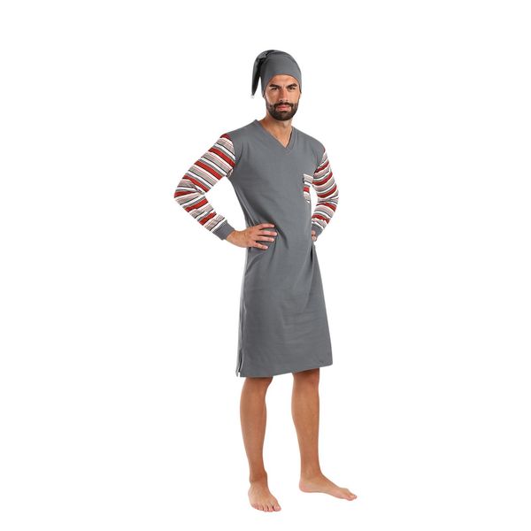 Foltýn Men's nightgown Foltýn grey oversized