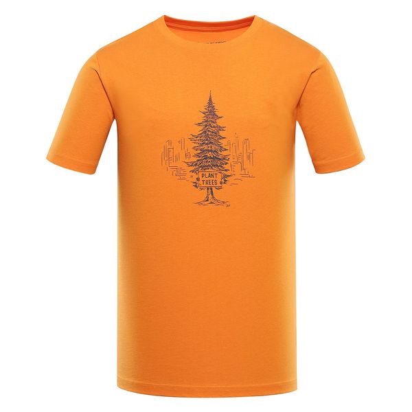 ALPINE PRO Men's organic cotton t-shirt ALPINE PRO EKK russet orange variant pb