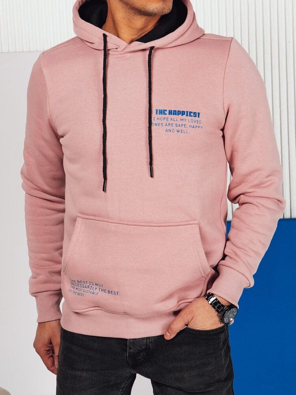 DStreet Men's pink sweatshirt Dstreet