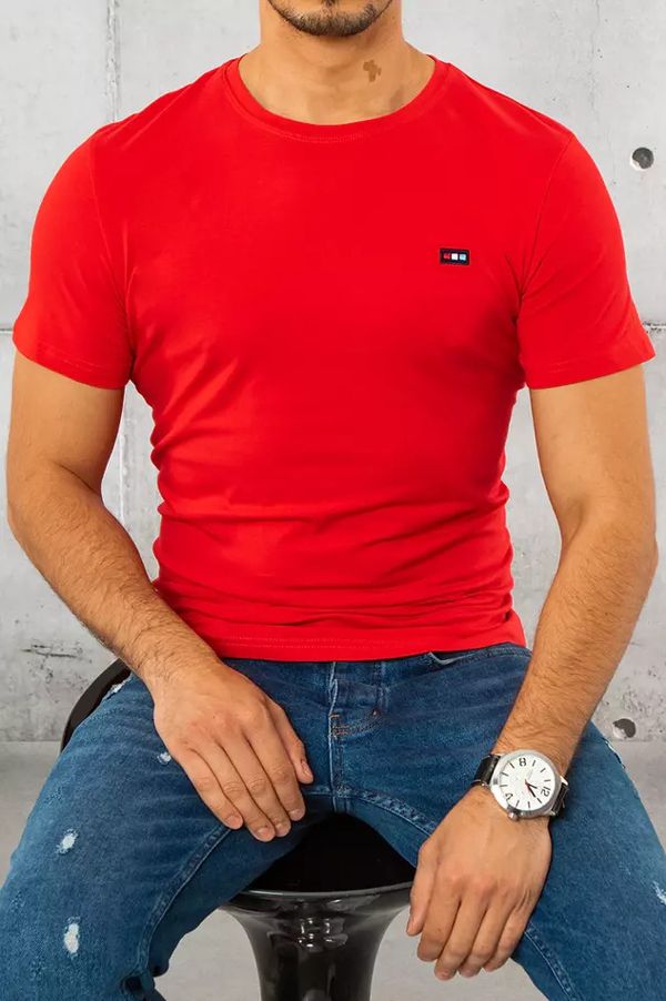 DStreet Men's Plain Red T-Shirt Dstreet