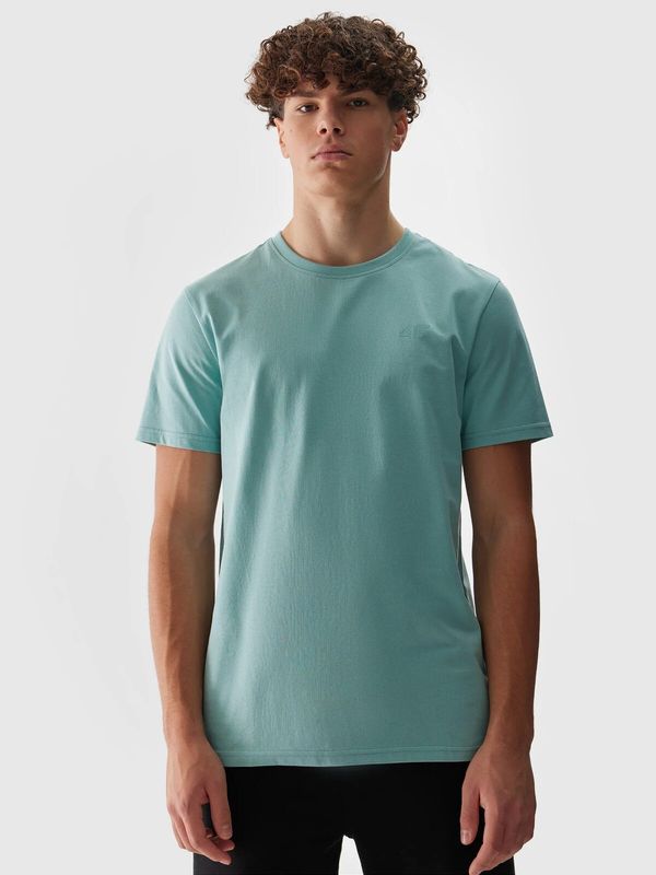 4F Men's Plain T-Shirt Regular 4F - Mint
