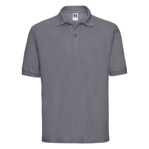 RUSSELL Men's Polycotton Polo Russell Dark Grey T-Shirt