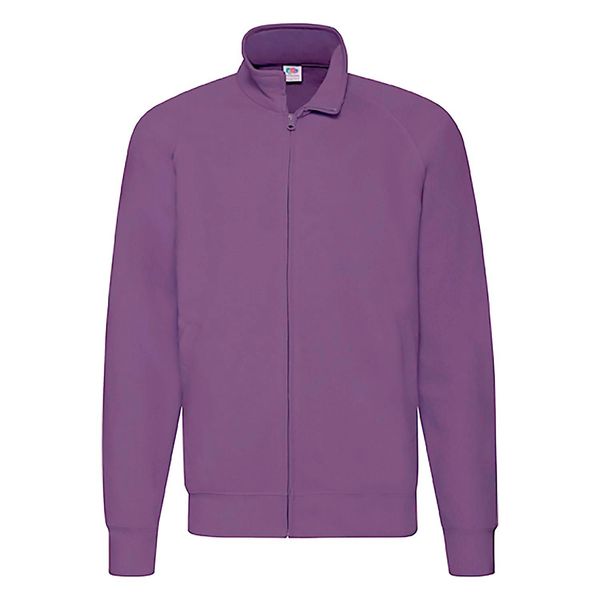 Fruit of the Loom Men's Purple Lightweight Sweat Jacket Fruit of the Loom