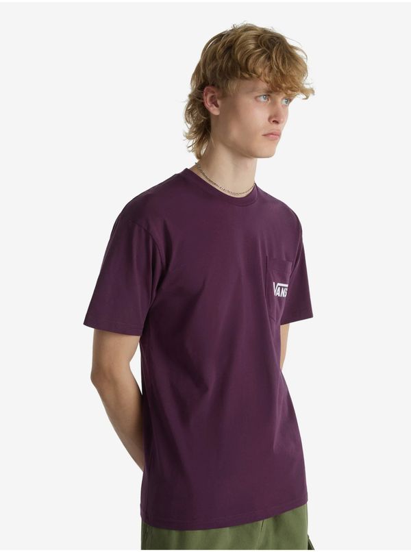 Vans Men's purple T-shirt VANS Style 76 - Men