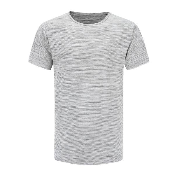 ALPINE PRO Men's quick-drying T-shirt ALPINE PRO VIAR dk.true gray