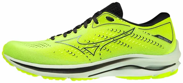 Mizuno Men's running shoes Mizuno Wave Rider 25 Neo Lime/Ebony UK 11.5