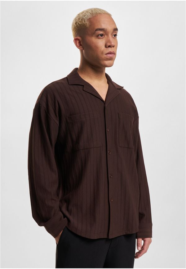 DEF Men's shirt Cali dark brown