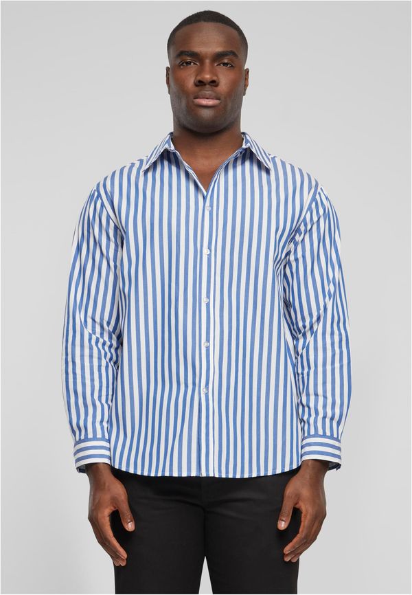 Urban Classics Men's shirt Striped Summer white/blue