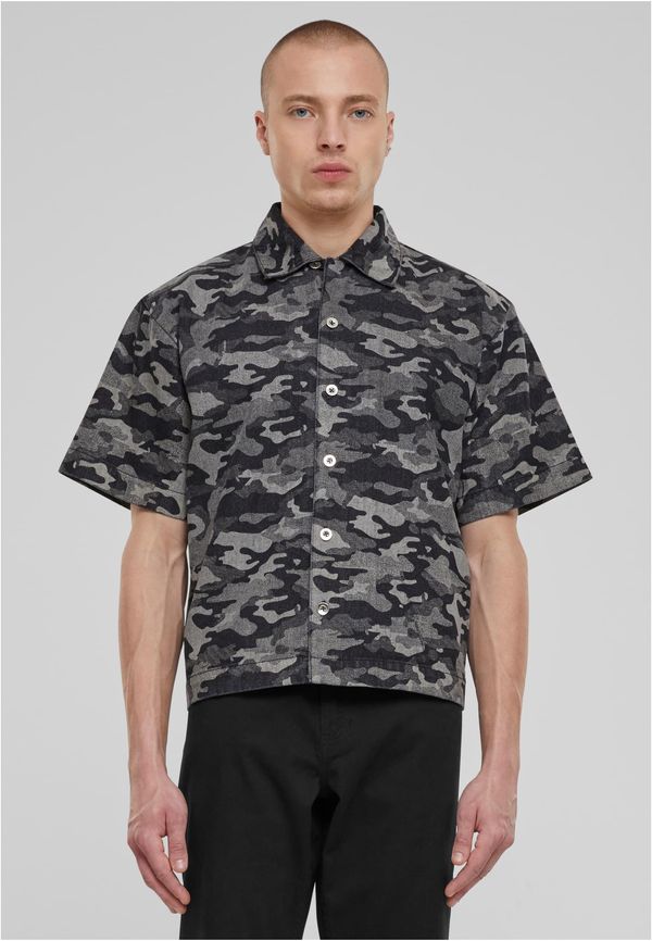 UC Men Men's shirts with print - camouflage/grey