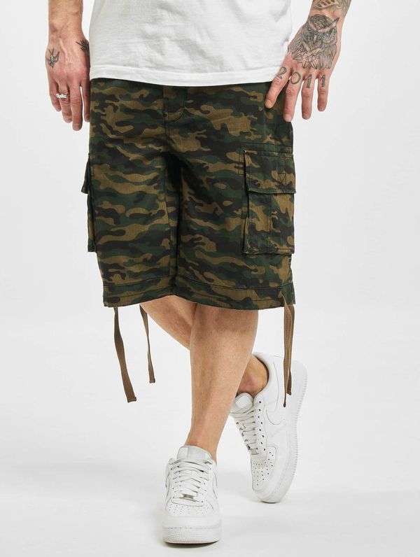 DEF Men's Shorts Camo Cargo green/camouflage