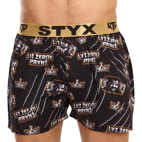 STYX Men's shorts Styx art / KTV sports rubber - gold rubber - limited edition (BTZ960)