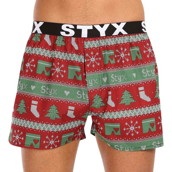 STYX Men's shorts Styx art sports rubber Christmas knitted