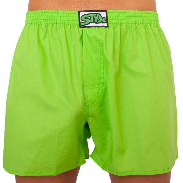 STYX Men's shorts Styx classic rubber green