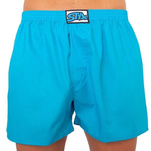 STYX Men's shorts Styx classic rubber light blue