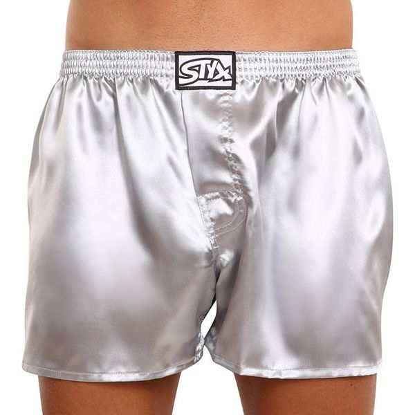 STYX Men's shorts Styx classic rubber satin dark gray