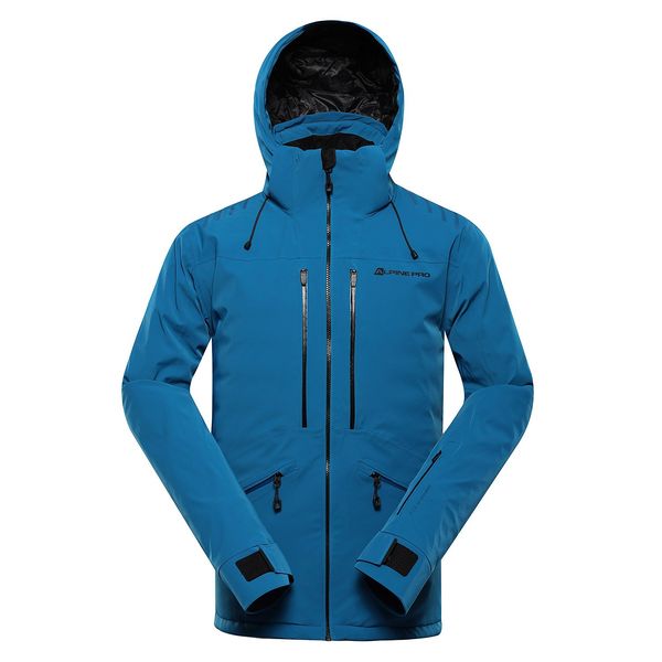 ALPINE PRO Men's ski jacket with ptx snow membrane ALPINE PRO REAS mykonos blue