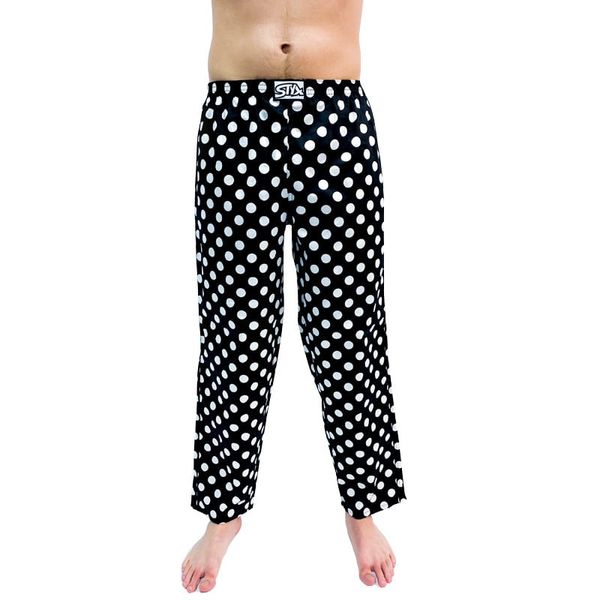 STYX Men's sleeping pants Styx polka dots