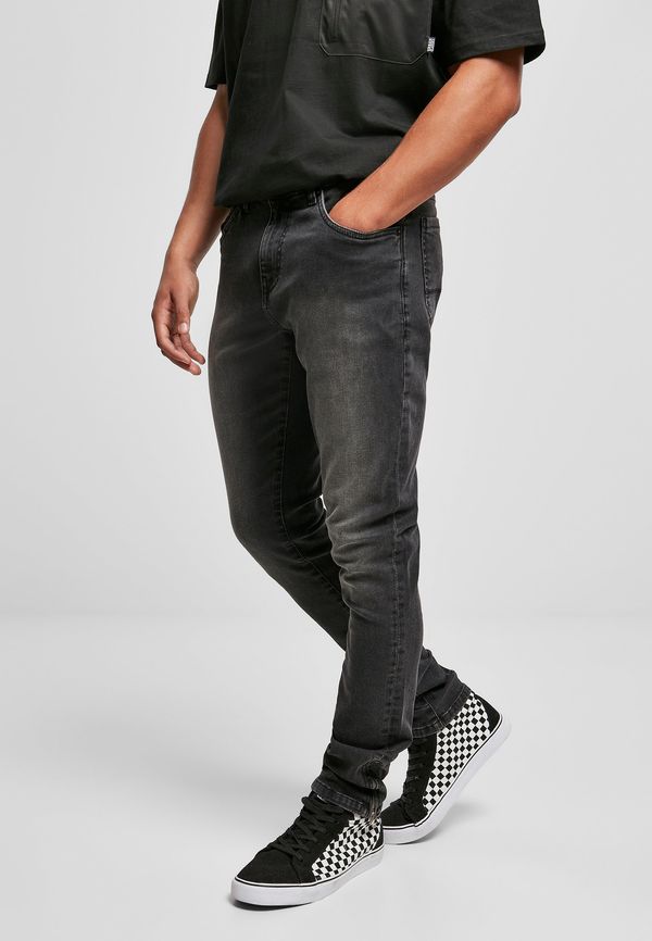 Urban Classics Men's Slim Fit Jeans Black