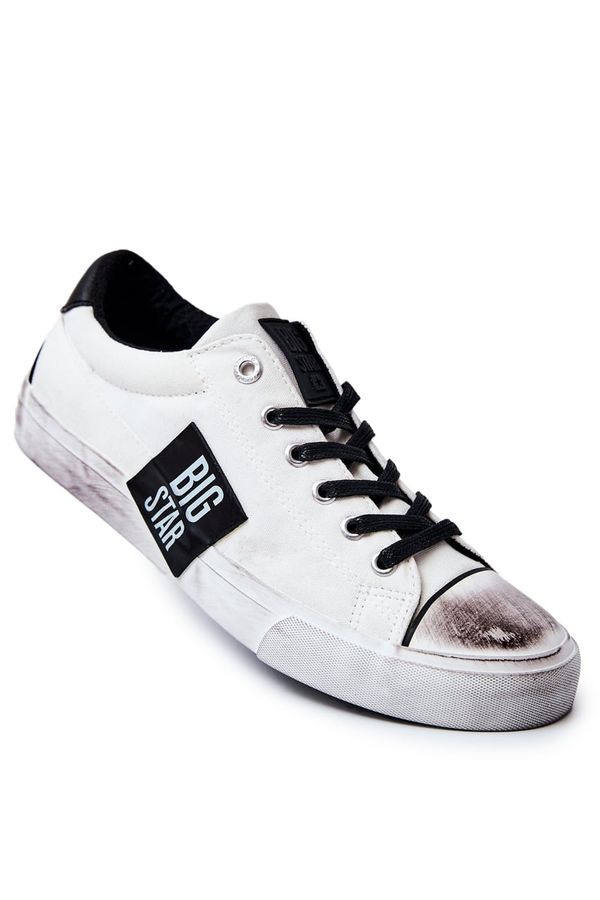 BIG STAR SHOES Men's Sneakers BIG STAR JJ174248 White and Black
