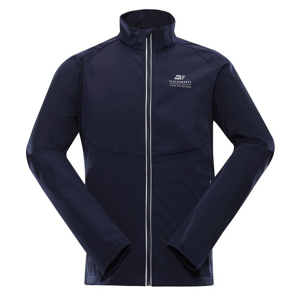 ALPINE PRO Men's softshell jacket with membrane ALPINE PRO MULT mood indigo