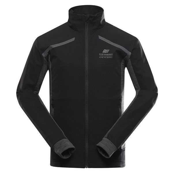 ALPINE PRO Men's softshell jacket with membrane ALPINE PRO UKEB black