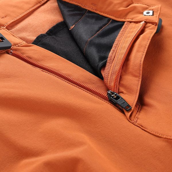 ALPINE PRO Men's softshell pants ALPINE PRO AKAN bombay brown