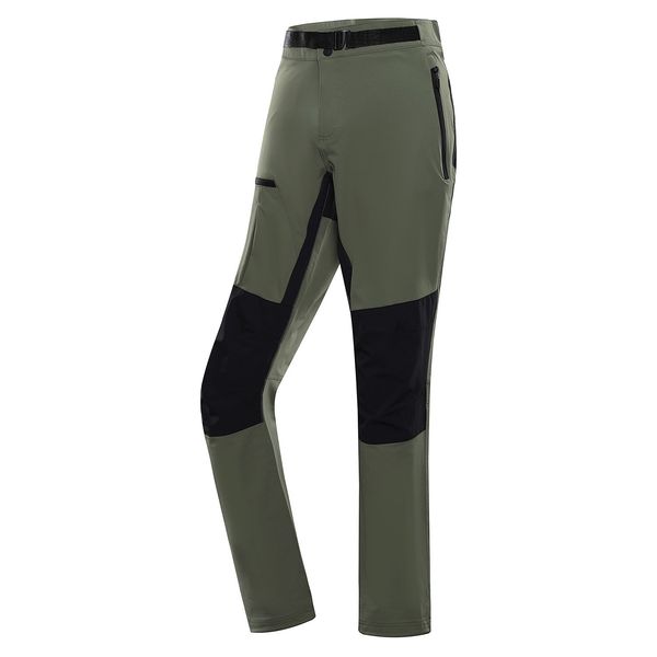 ALPINE PRO Men's softshell pants ALPINE PRO SPAN olivine