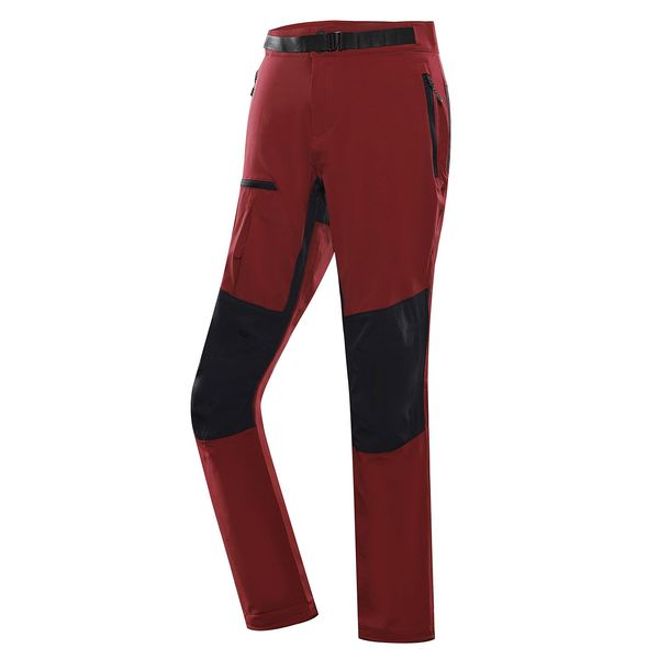 ALPINE PRO Men's softshell pants ALPINE PRO SPAN pomegranate