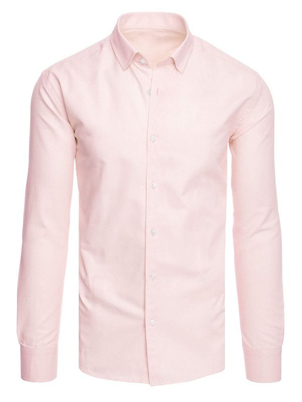 DStreet Men's Solid Pink Dstreet Shirt
