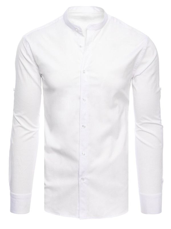 DStreet Men's Solid White Dstreet Shirt