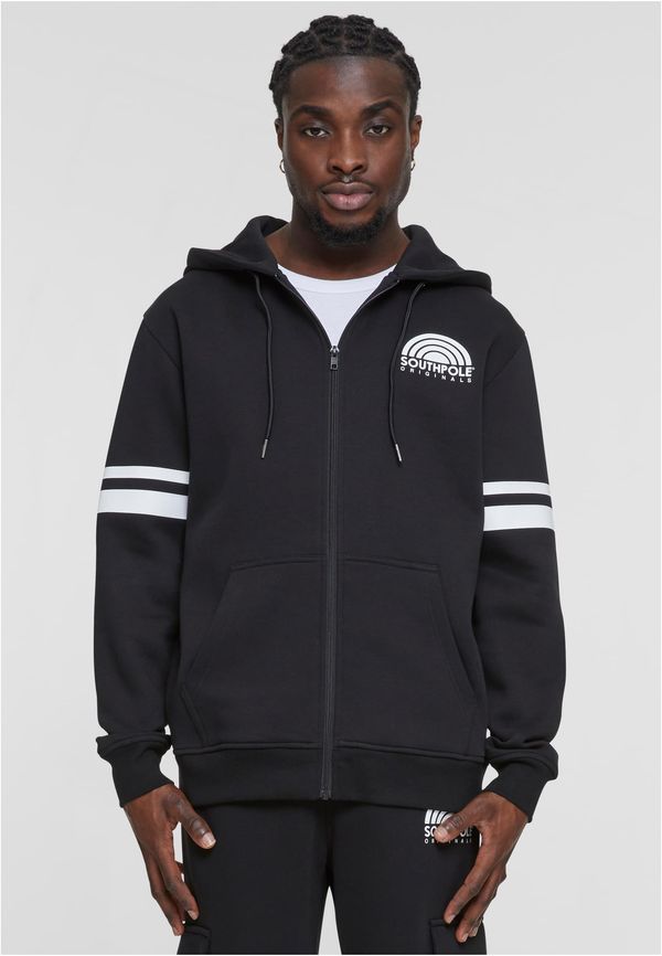 Southpole Men's Southpole College Zip Hoody black/white