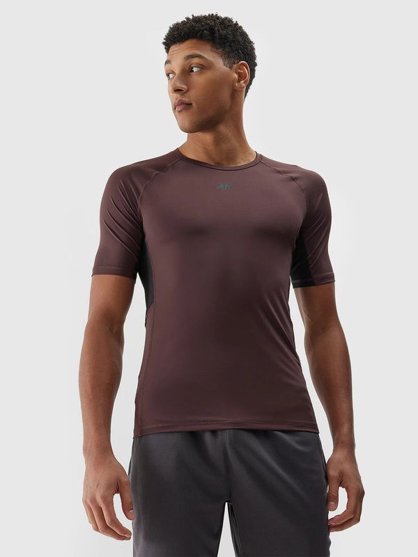 4F Men's Sports Quick-Drying T-Shirt 4F - Brown