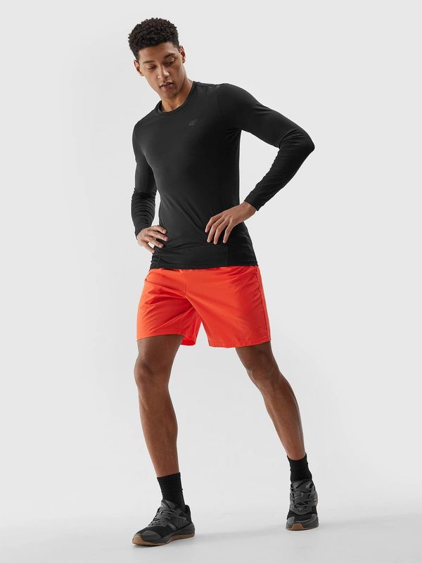 4F Men's Sports Shorts Made of 4F Recycled Materials - Orange