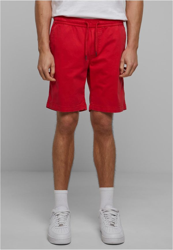 UC Men Men's Stretch Twill Shorts - Red