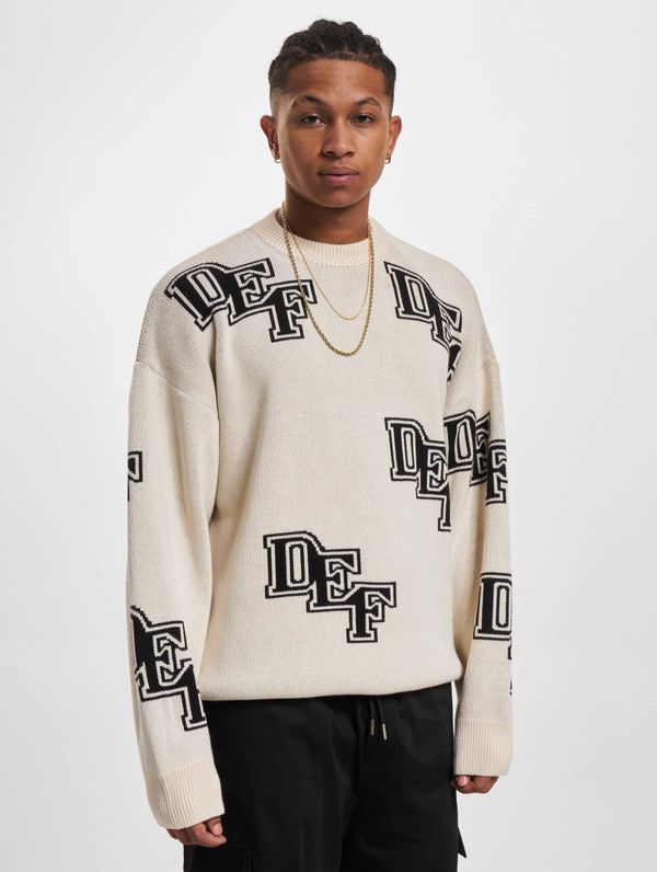 DEF Men's sweater Knit black