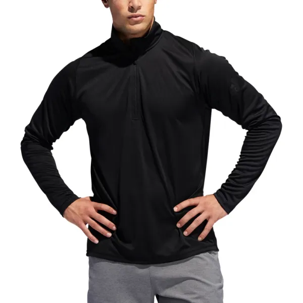 Adidas Men's sweatshirt adidas FL SPR X Zip 14 black, S