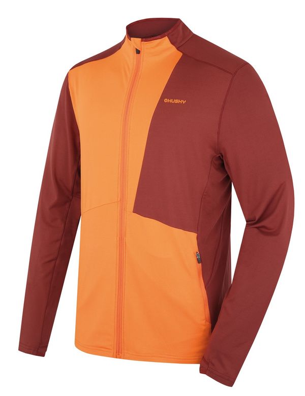 HUSKY Men's sweatshirt HUSKY Tarp zipper M deep brick/orange