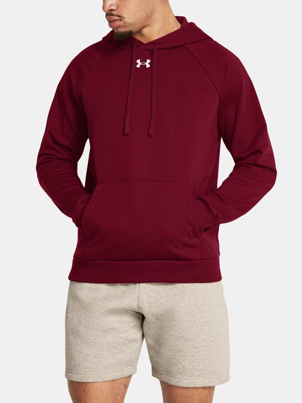 Under Armour Men's sweatshirt Under Armour UA Rival Fleece Hoodie-RED - Men's