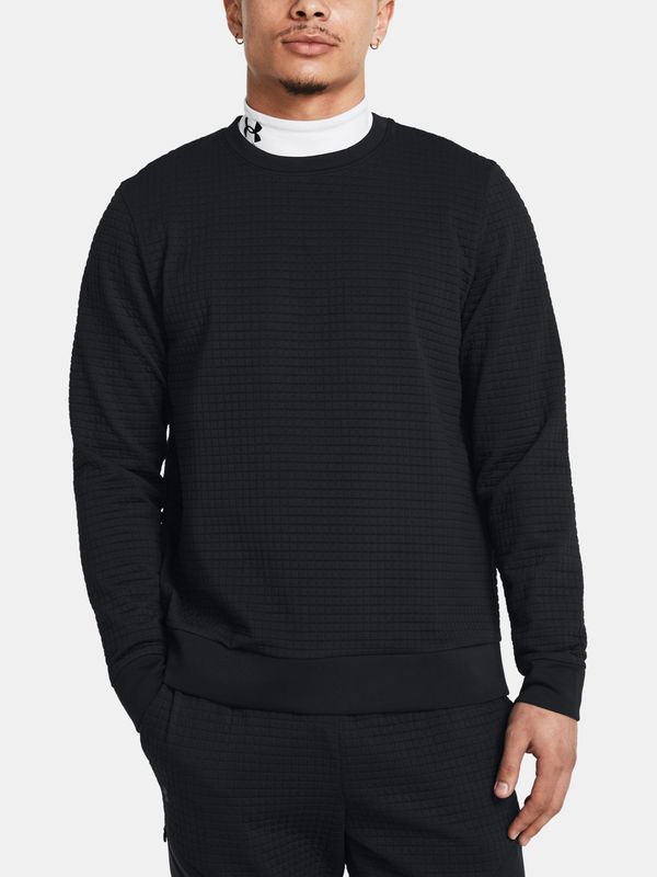 Under Armour Men's sweatshirt Under Armour UA Unstoppable Flc Grid Crew-BLK - Men's