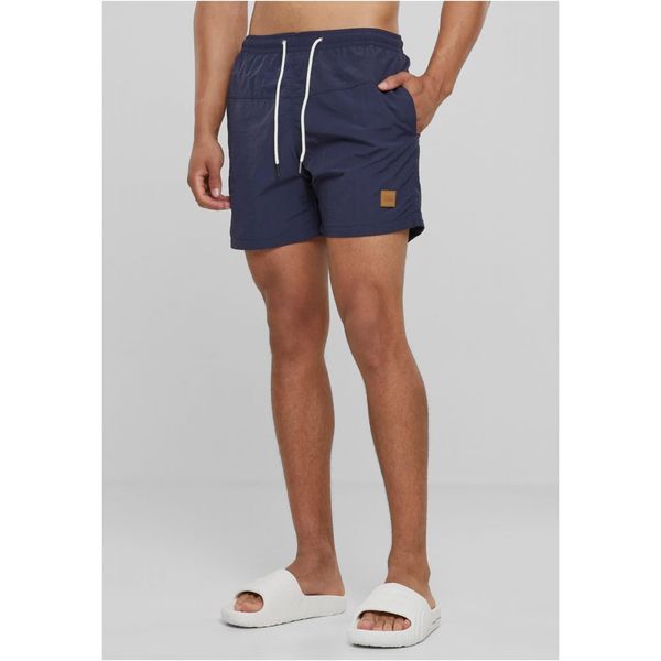 Urban Classics Men's Swimsuit Block Navy Blue