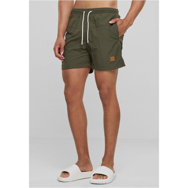 Urban Classics Men's Swimsuit Block Olive