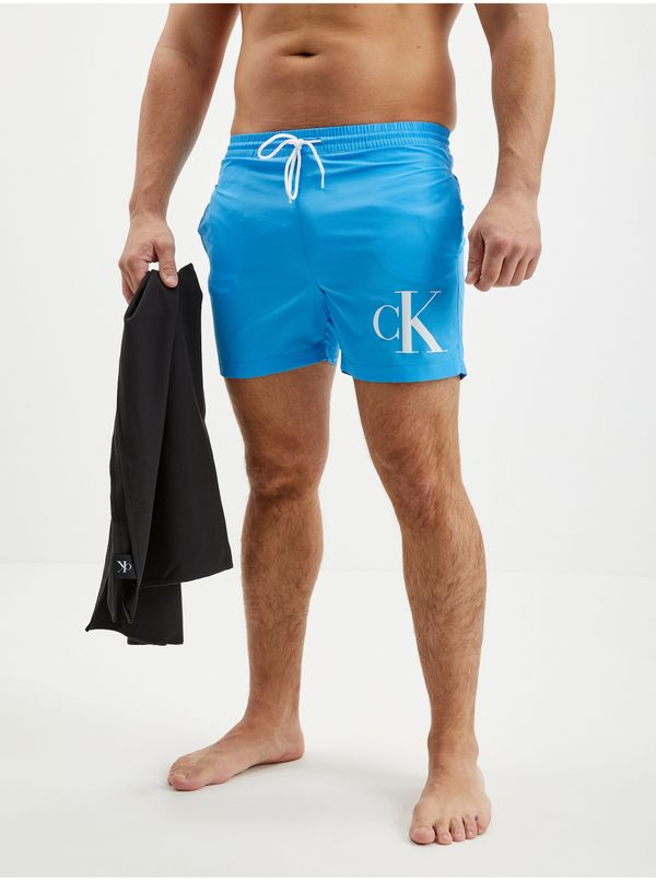 Calvin Klein Men's swimsuit set in blue color and towel Calvin Klein Underwear - Men's