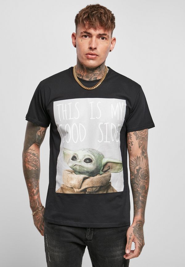 Merchcode Men's T-shirt Baby Yoda Good Side - black