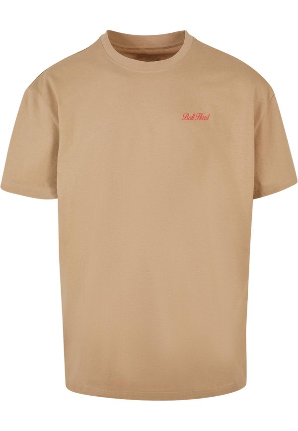 Mister Tee Men's T-shirt Ball Hard Heavy Oversize beige