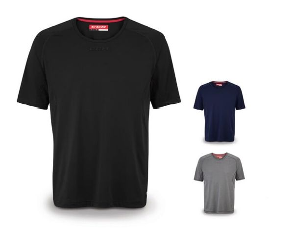 CCM Men's T-Shirt CCM SS Premium Training Tee Black